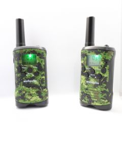 Mutacha MT52 High-Quality Kids Walkie Talkie with 8 Channel 2 Way Radio Camouflage -Dark